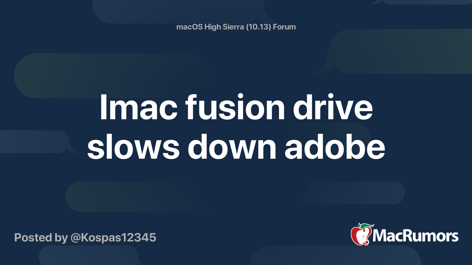 High sierra fusion on sale drive