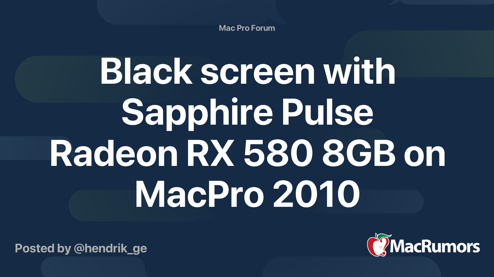 Black discount screen radeon