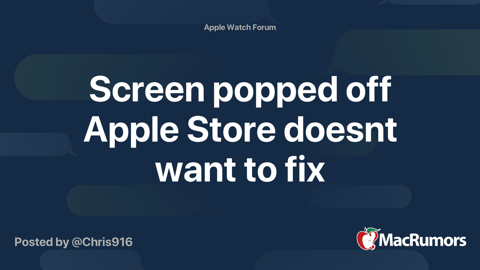 How to fix apple watch screen popping discount off