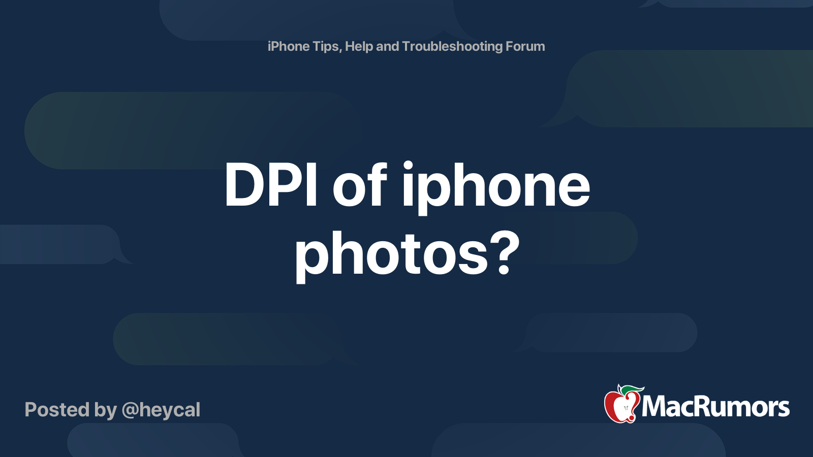 Dpi Of Iphone Photos Macrumors Forums