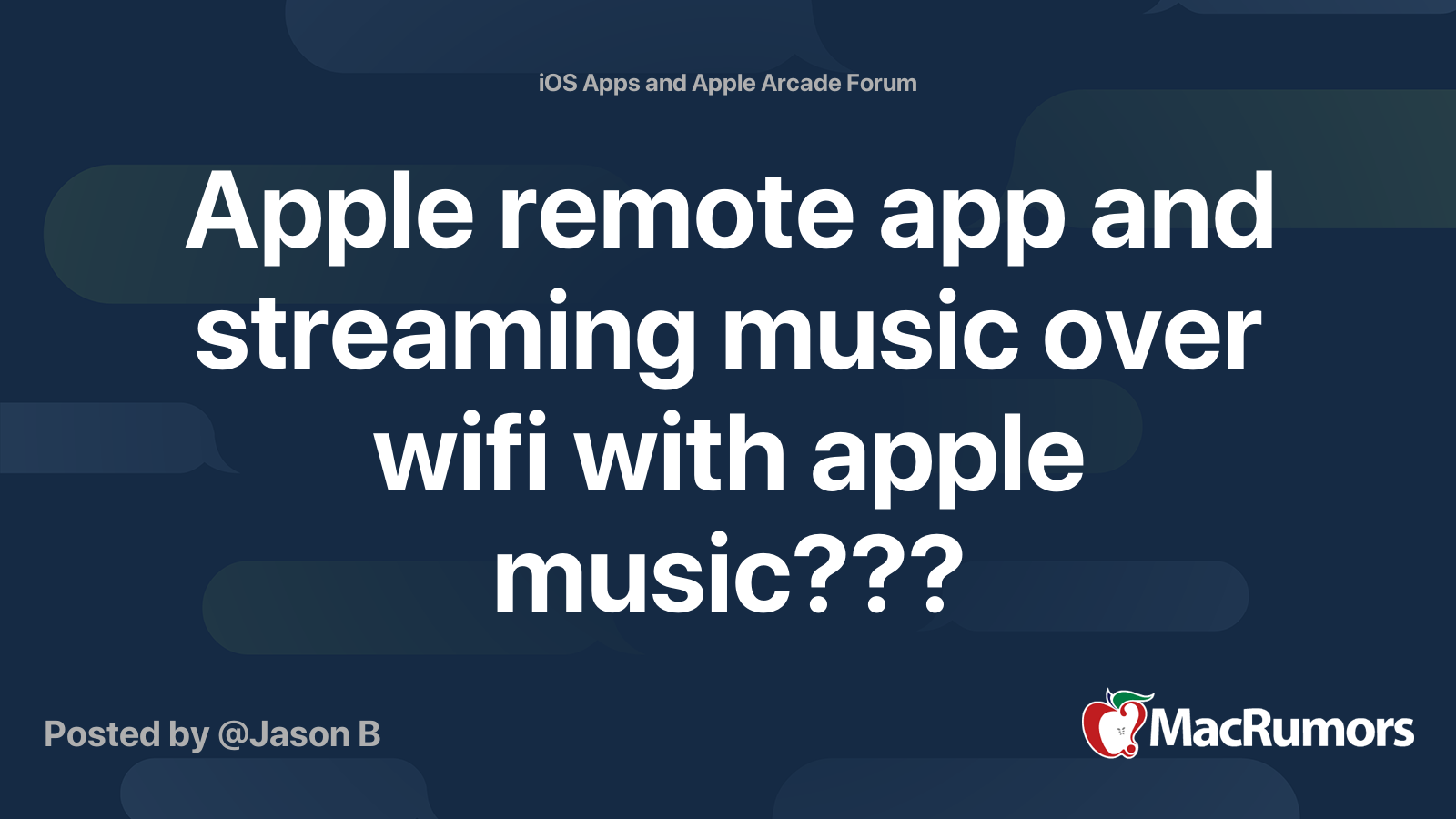 Apple remote app and streaming music over wifi with apple music