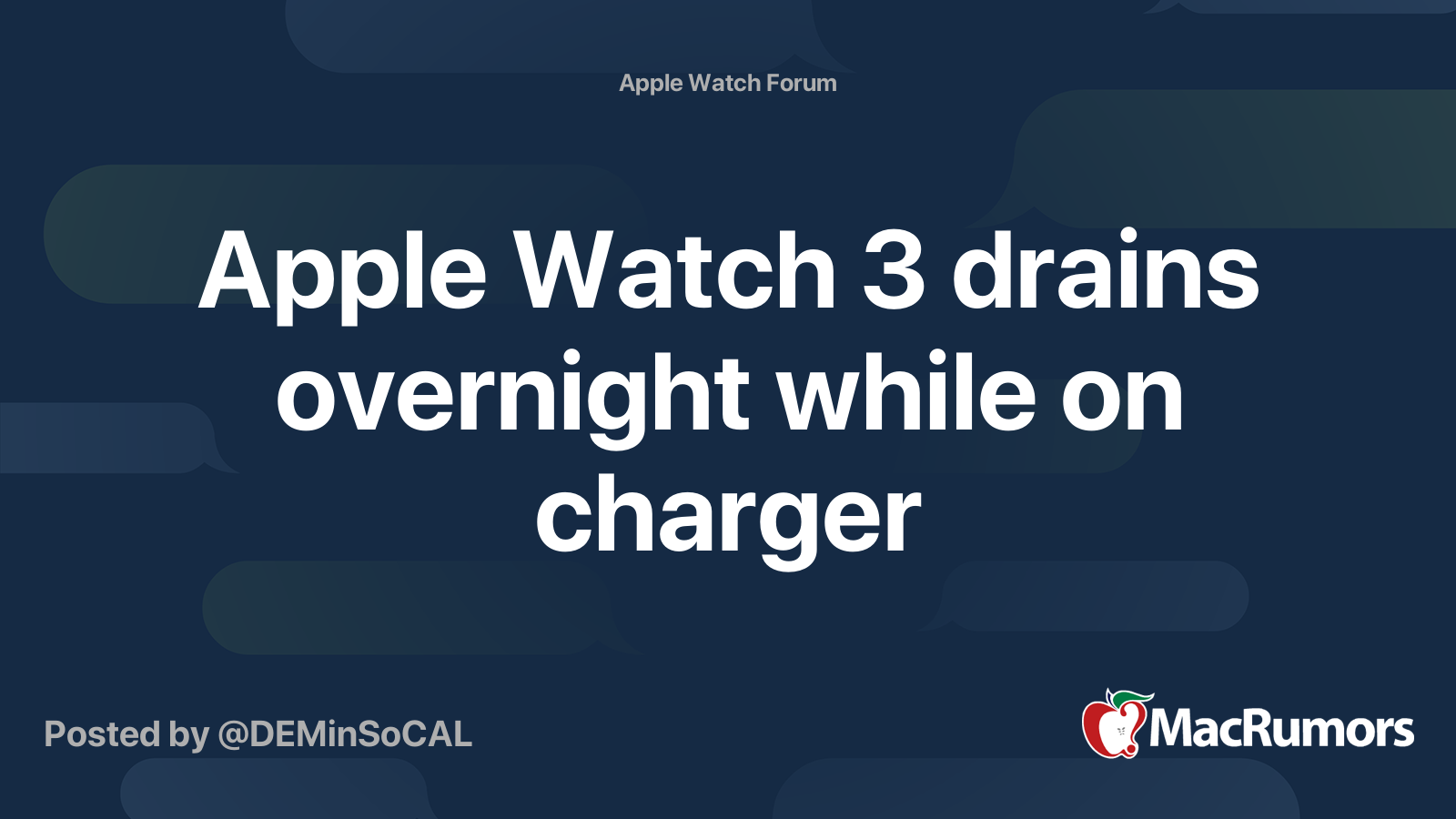 Apple watch overnight online charging