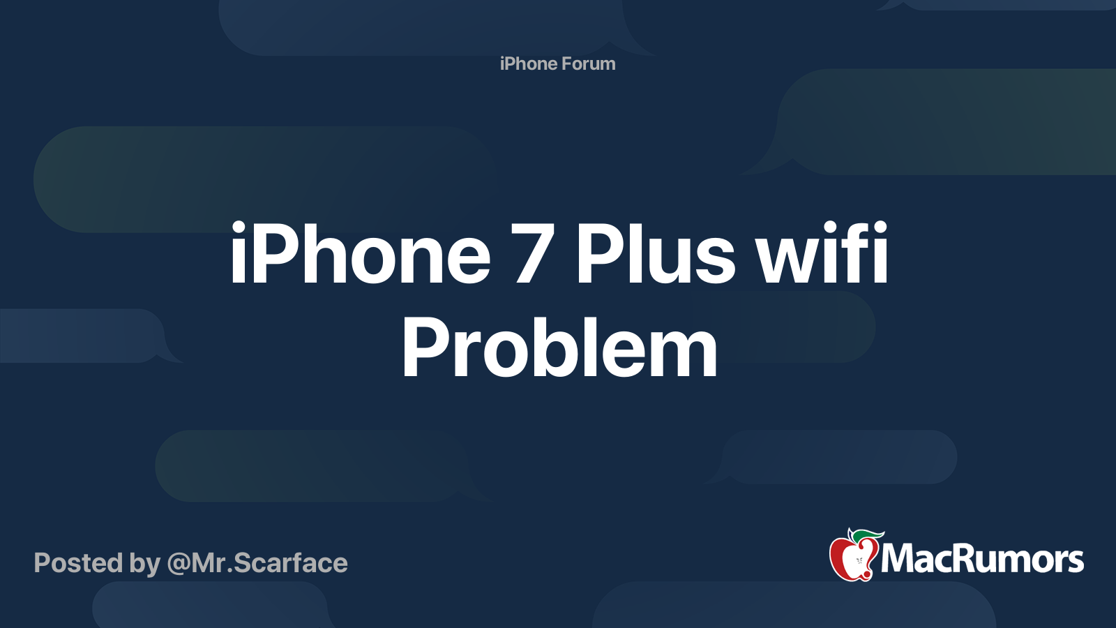 iphone 7 plus internet problem