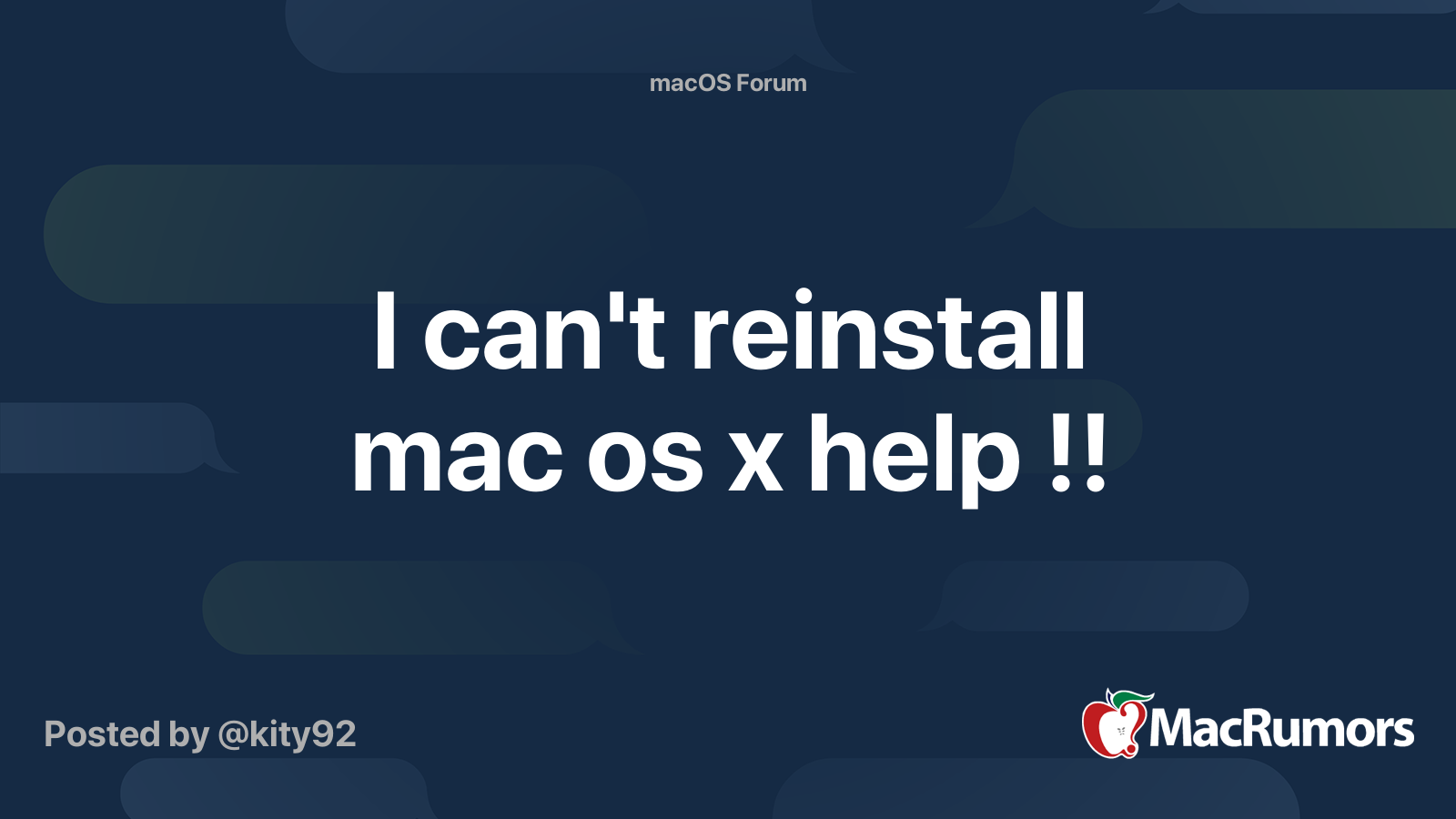 Cannot reinstall os x el capitan version