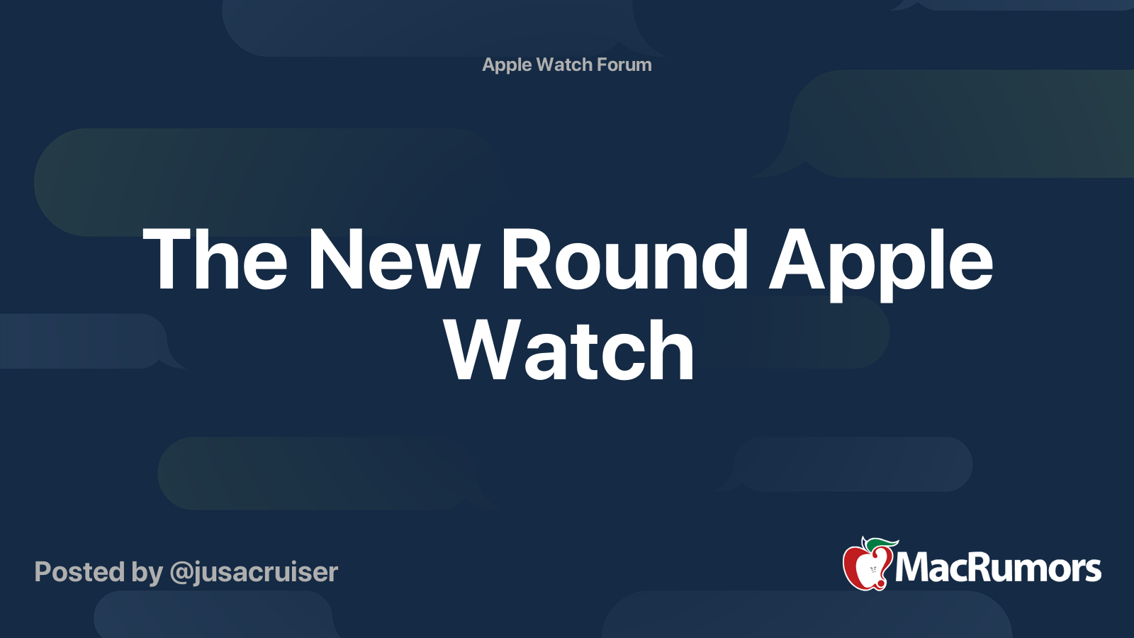 round apple watch
