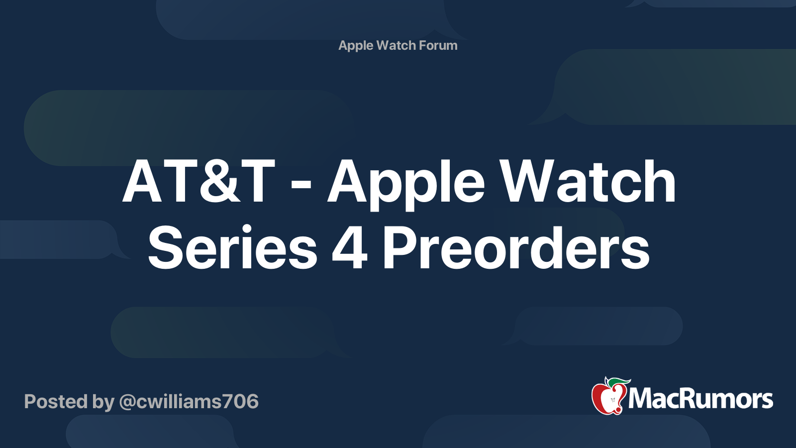 at&t apple watch series 4 cellular plan