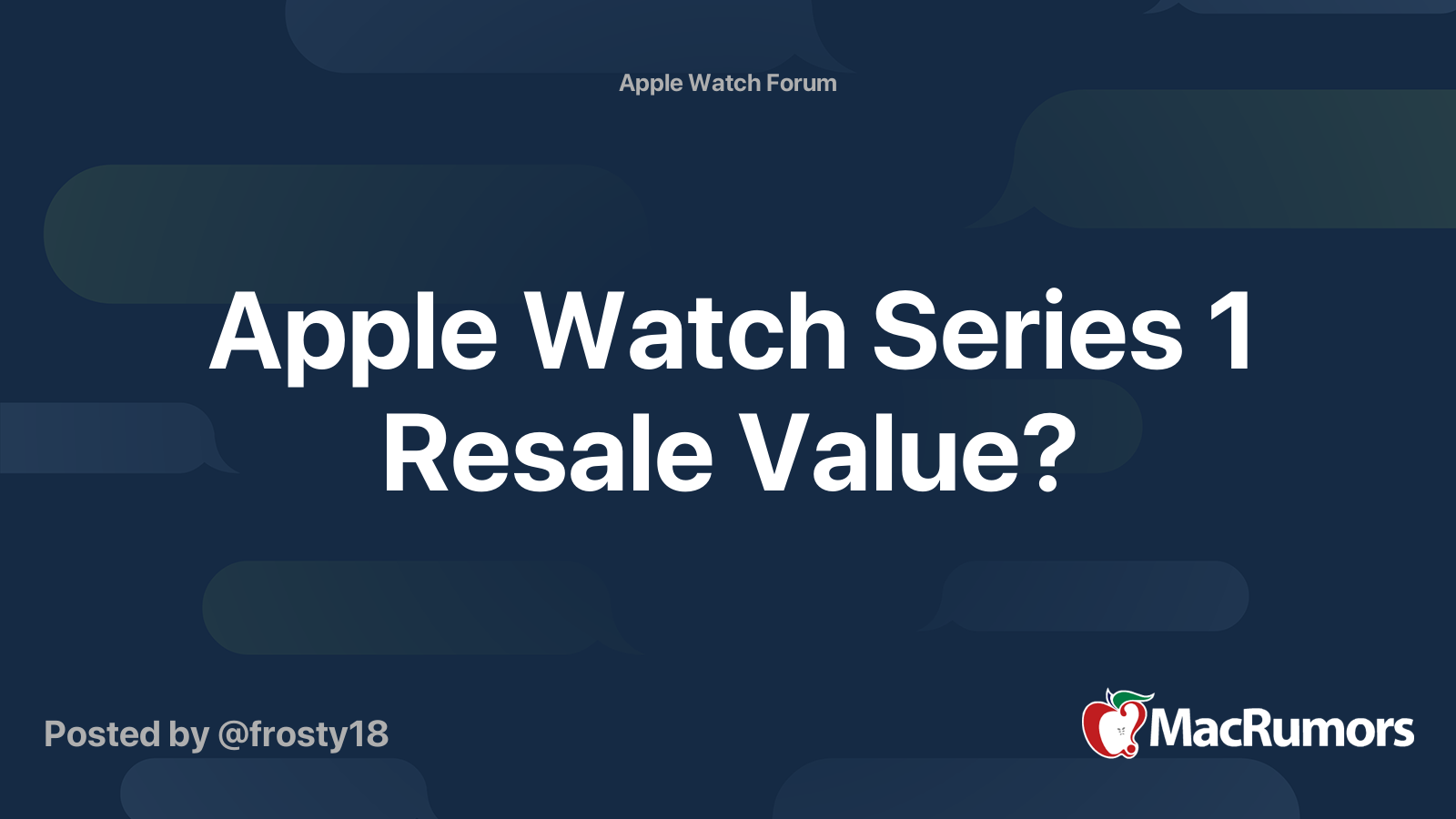 Trade in value of hot sale apple watch series 1