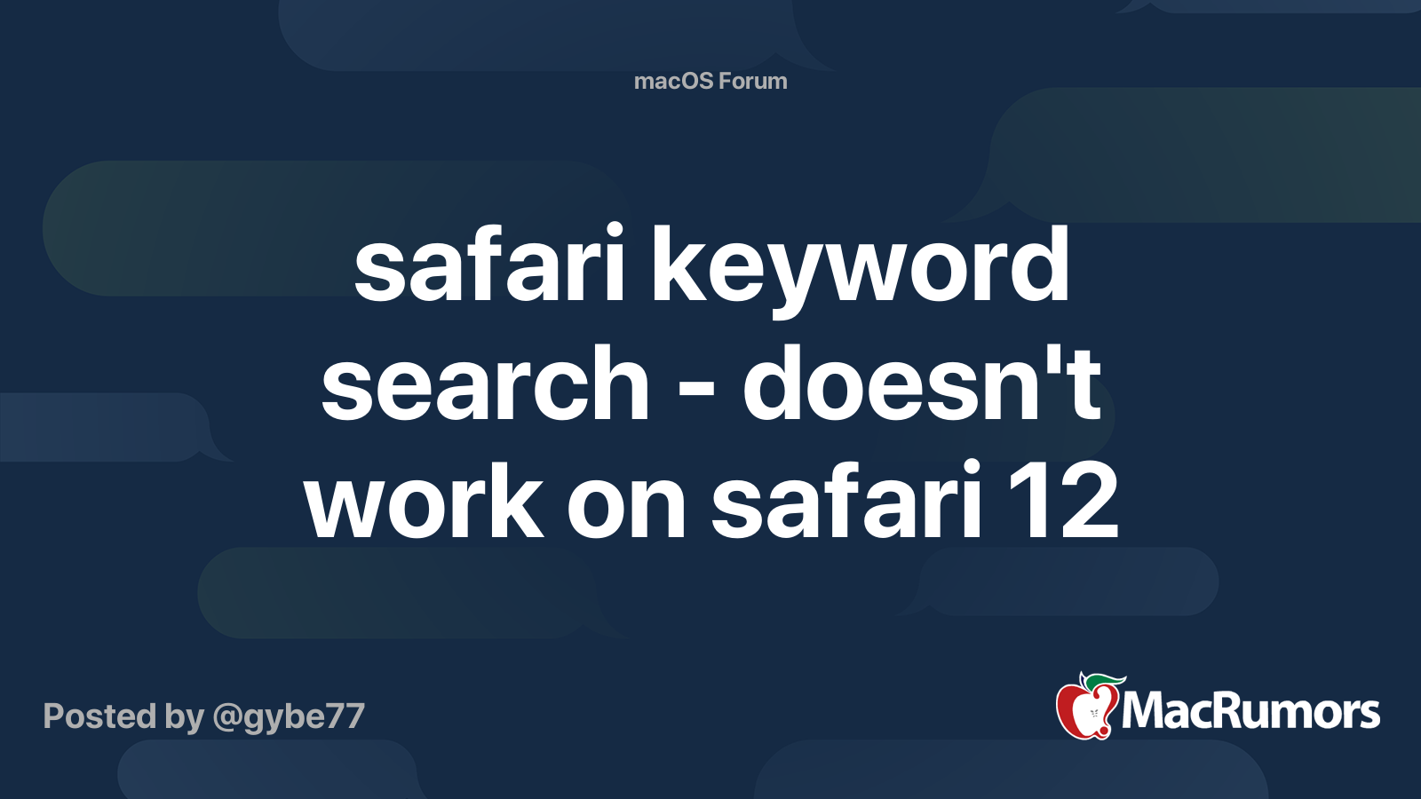 safari search doesn't work