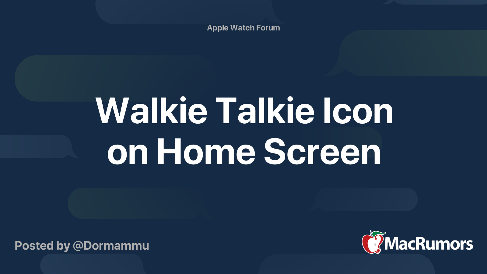 Walkie talkie flashing on apple online watch