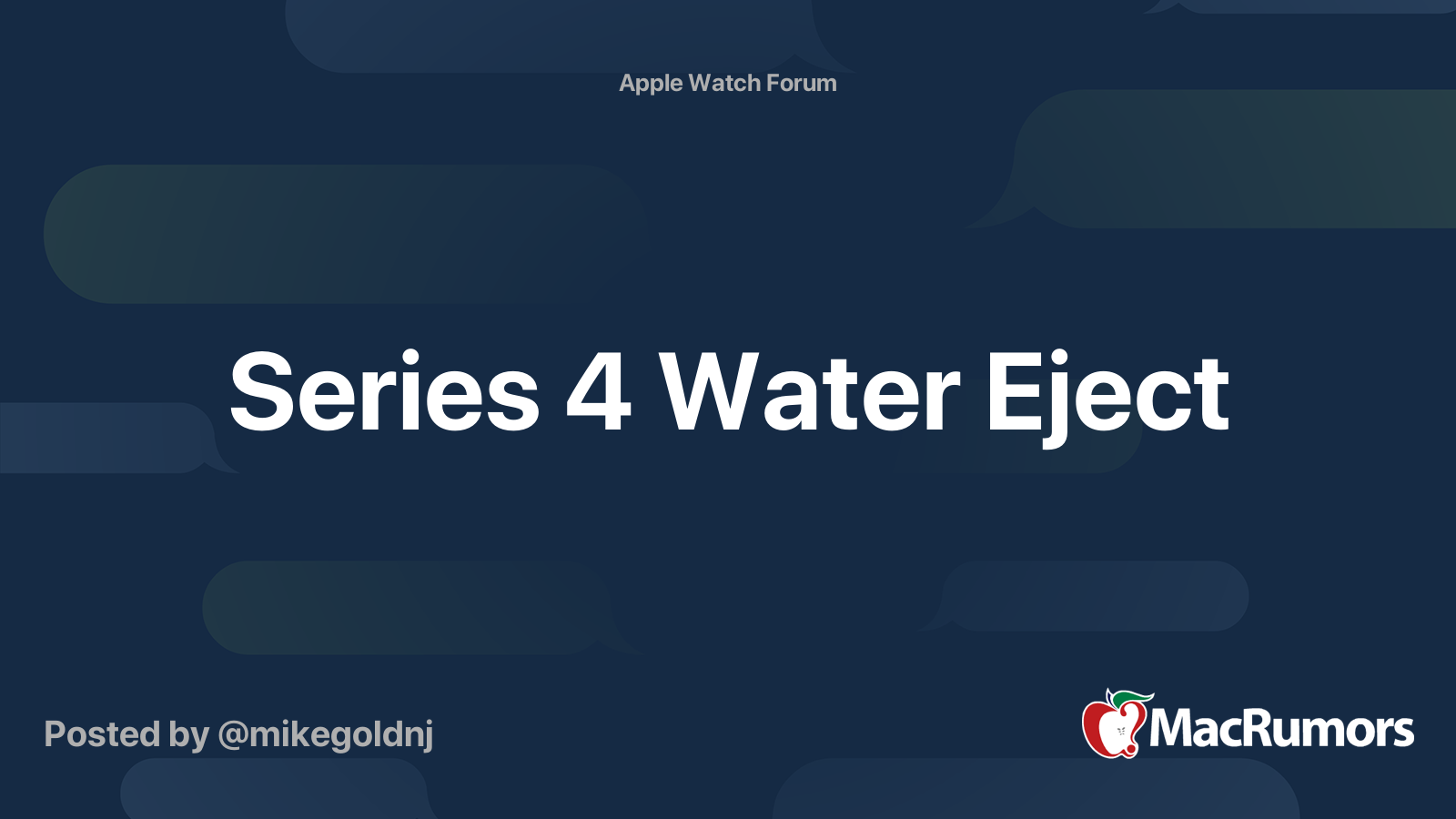 series 4 water resistant