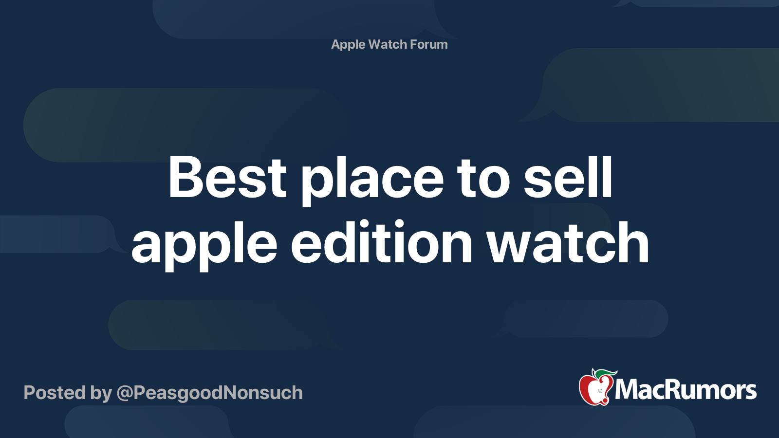 Best place to hot sale sell an apple watch