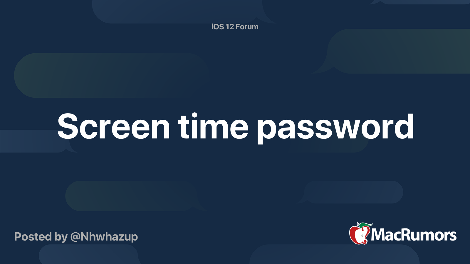 What Is Screen Time Password How You Can Reset It Macreports