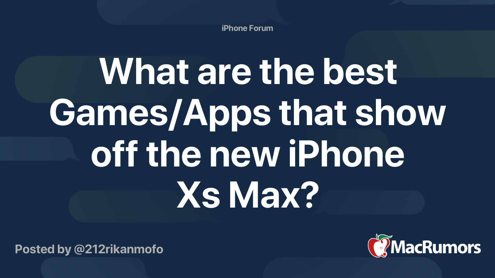 What are the best Games/Apps that show off the new iPhone Xs Max ...