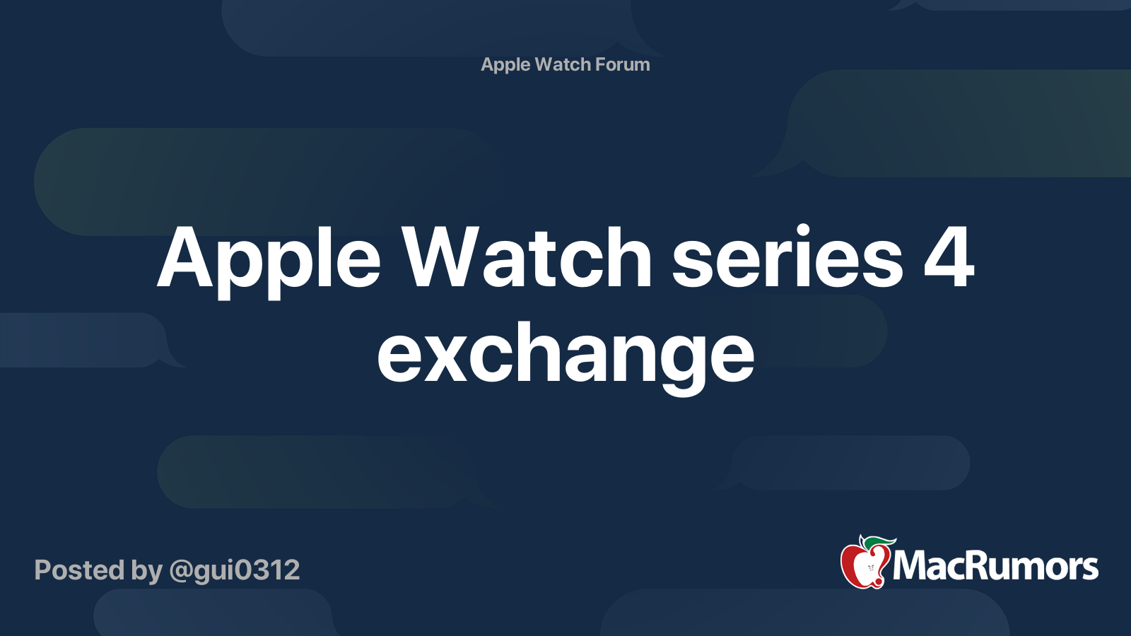 apple watch series 4 exchange offer