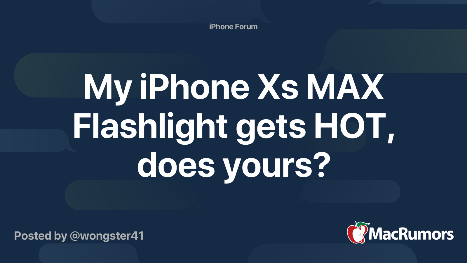 iphone xs max flashlight call