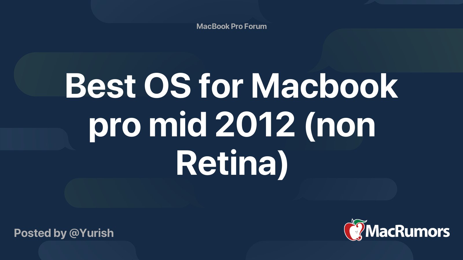 Mid 2012 macbook pro 13in