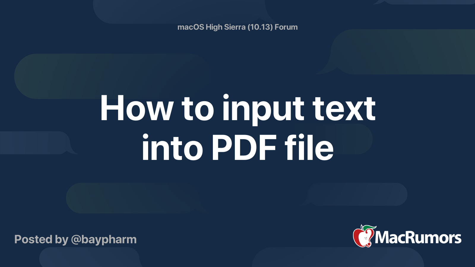 input text to pdf file