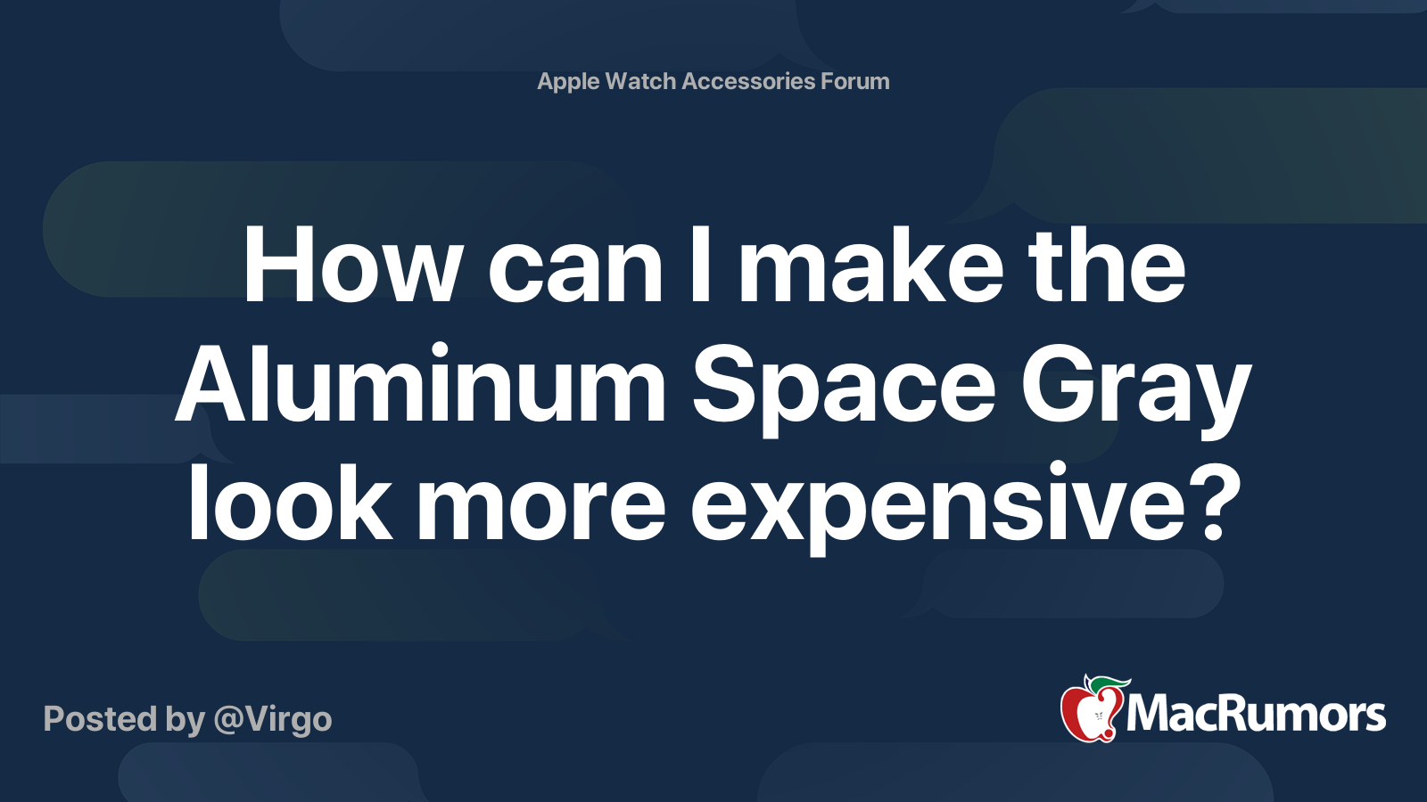 space gray aluminum