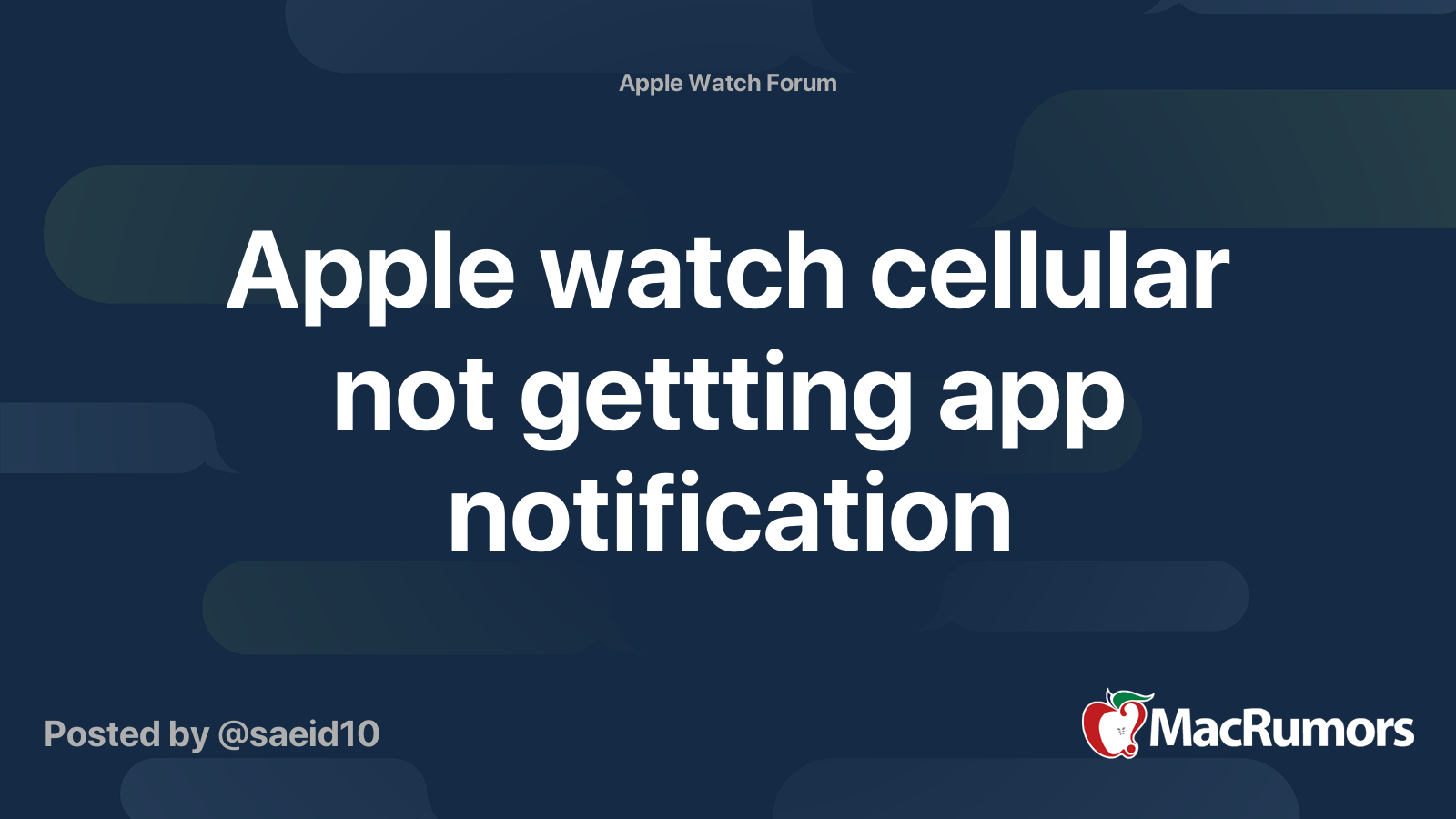 apple watch cellular not in use