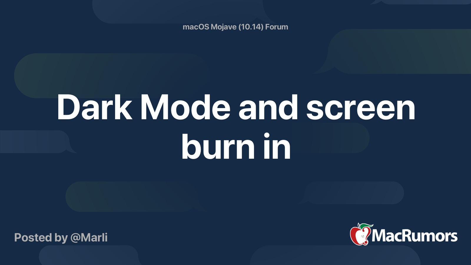 Burn in mode монитор что это