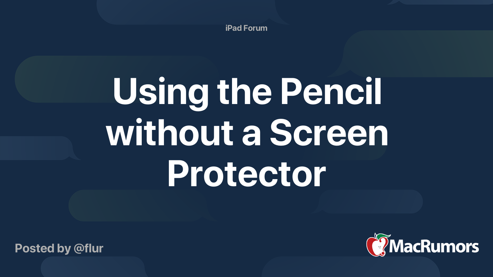 Should you use Apple Pencil without screen protector?