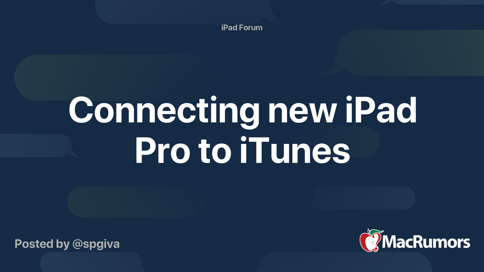 connect ipad to apple watch