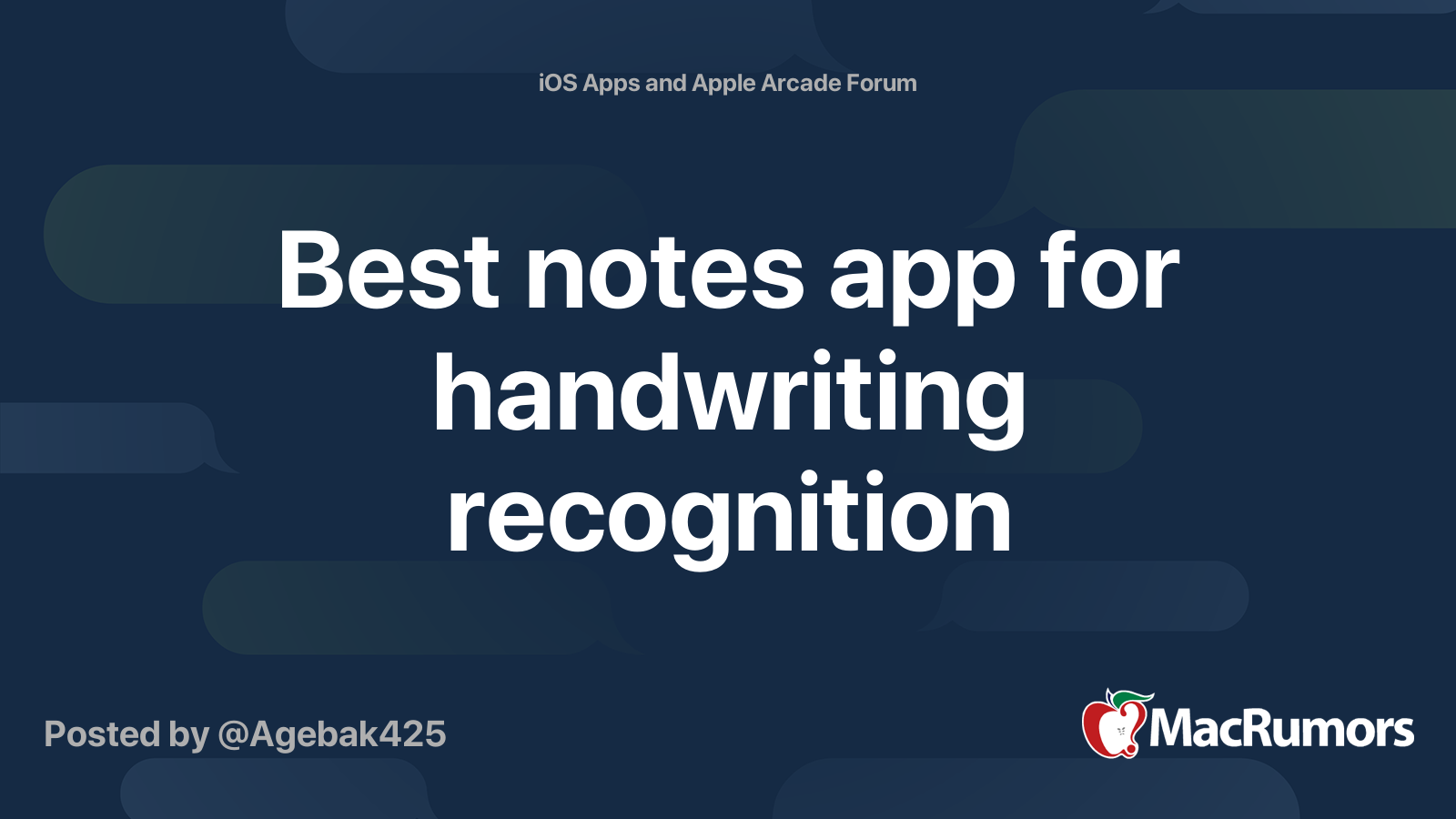 Best notes app for handwriting recognition MacRumors Forums