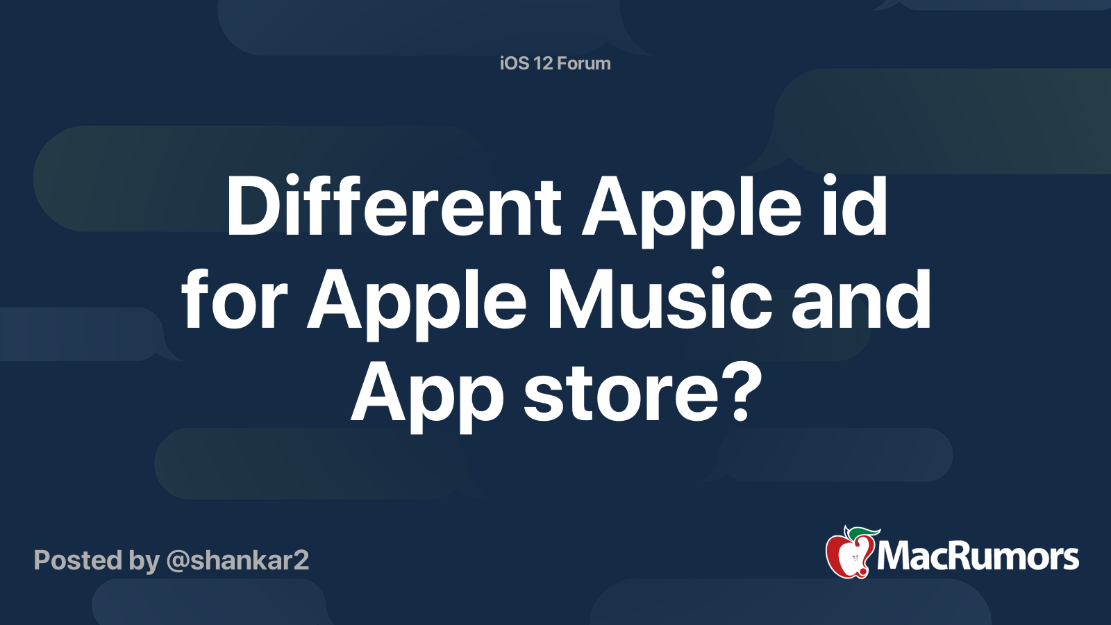 different-apple-id-for-apple-music-and-app-store-macrumors-forums