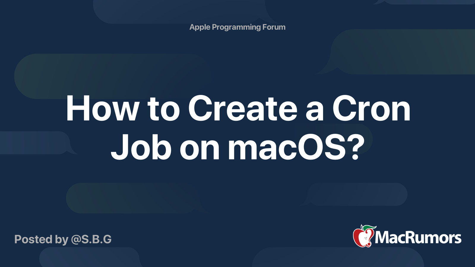 Не работает cron mac os