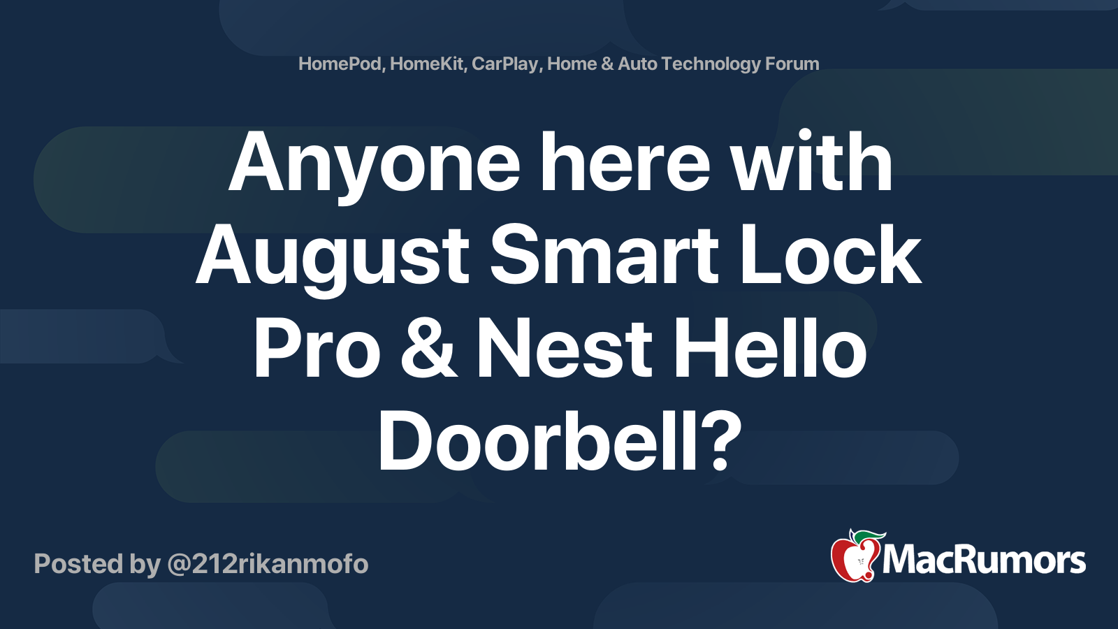 August best sale doorbell homekit