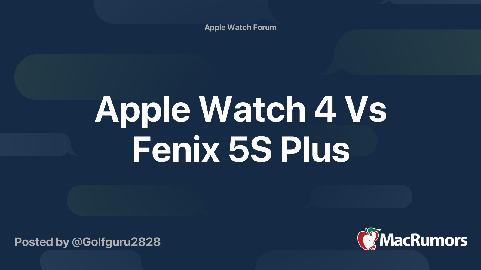 Fenix 5s plus vs apple 2024 watch 4