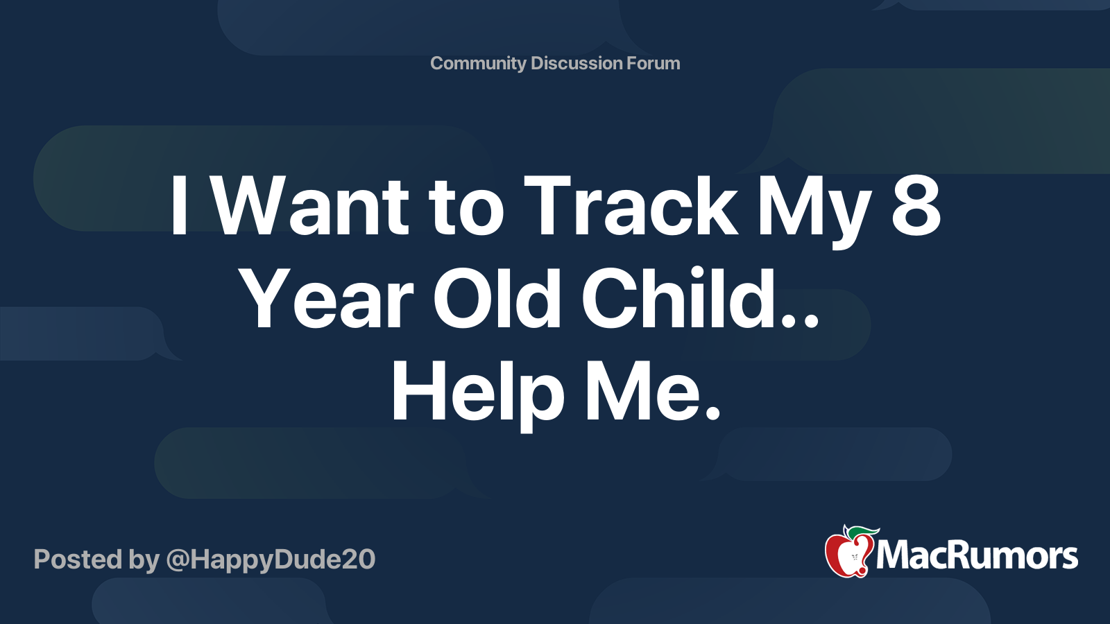 How can I track my 8 year old?
