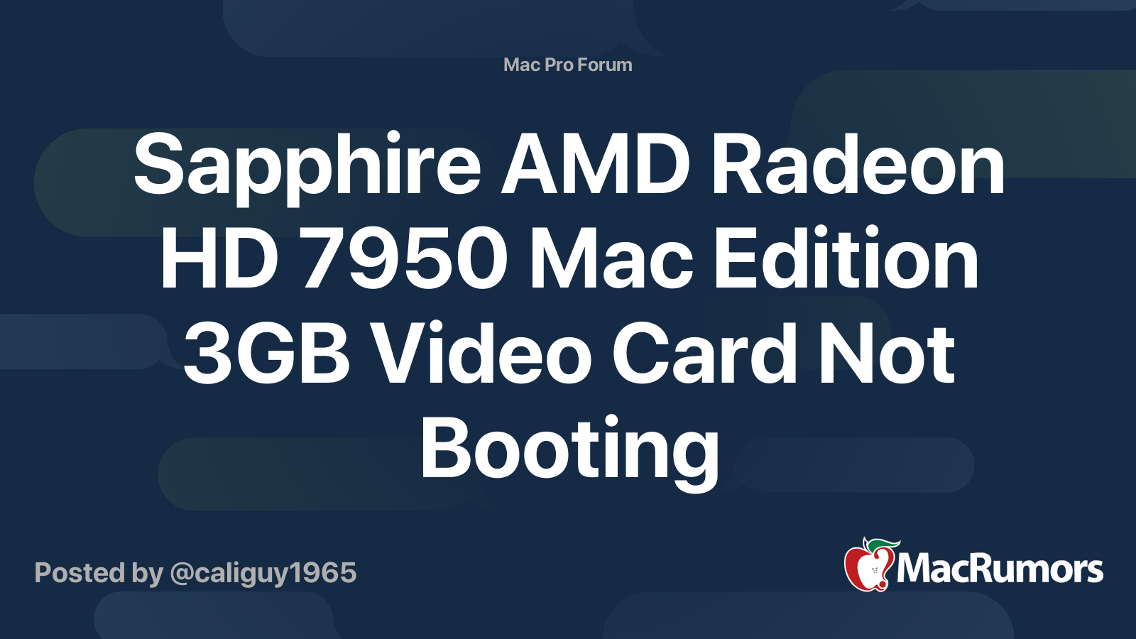 Amd radeon hd on sale 7950 mac edition