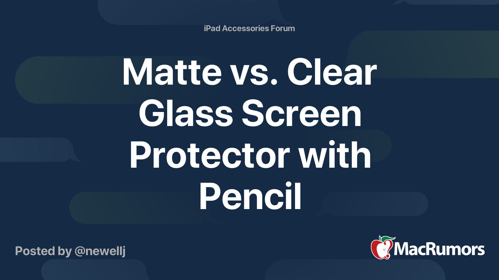 iphone screen protector matte vs clear