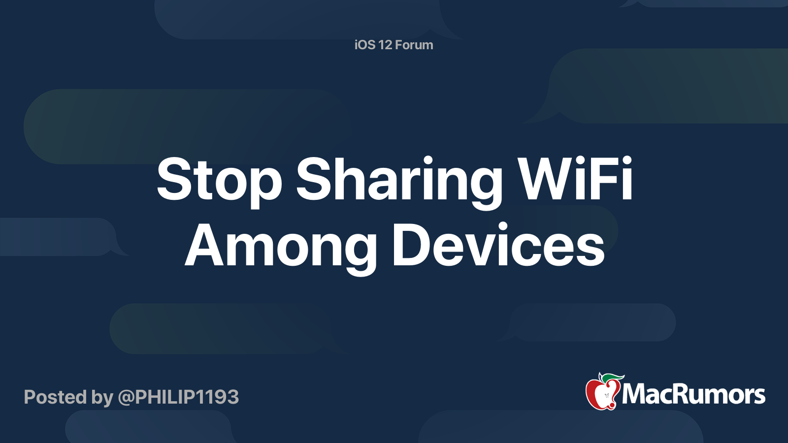 stop-sharing-wifi-among-devices-macrumors-forums