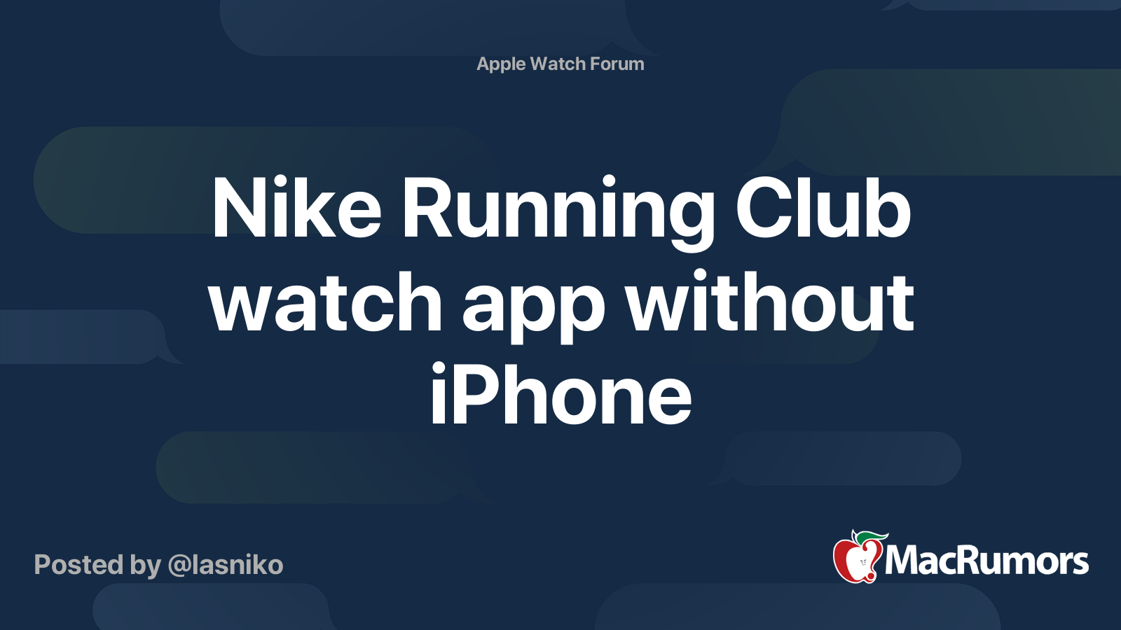 nike run club app not working on apple watch