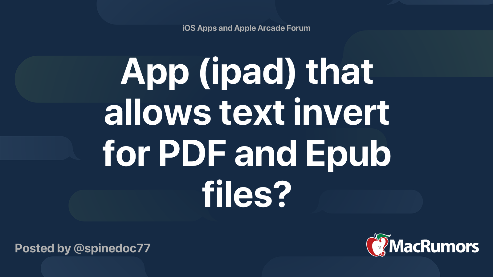 How to invert the text in a PDF in iOS