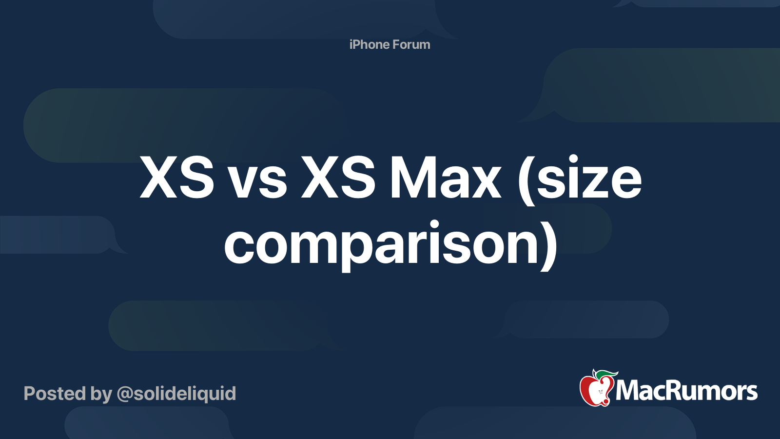 16 plus vs xs max