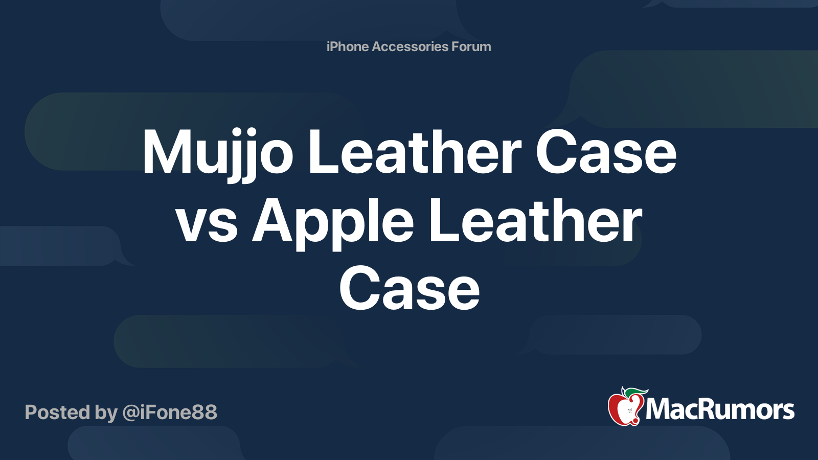 Mujjo's Leather iPhone XS Max Case Is Better Than Apple's