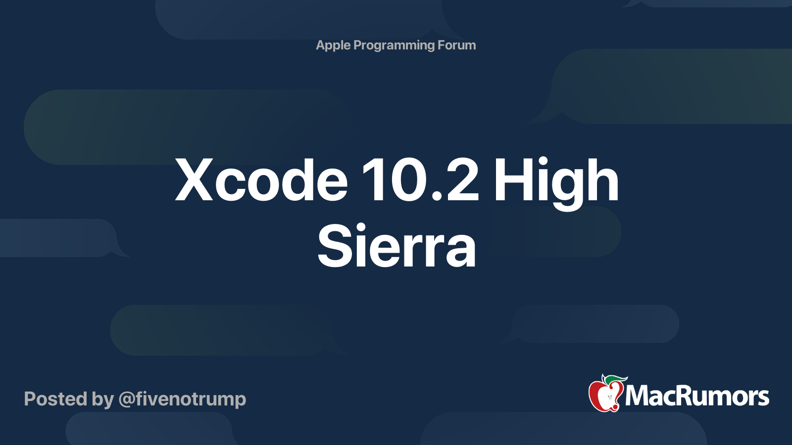 Как установить xcode на mac os high sierra