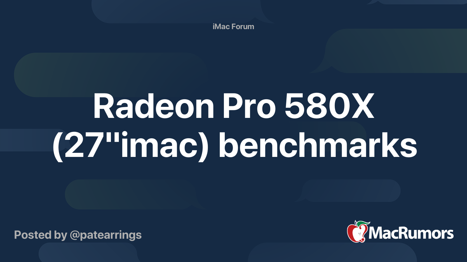 Amd radeon best sale pro 580x