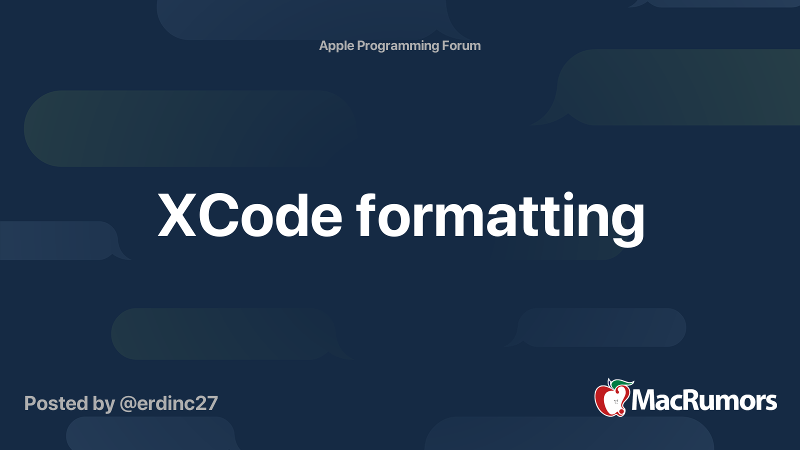 xcode-formatting-macrumors-forums
