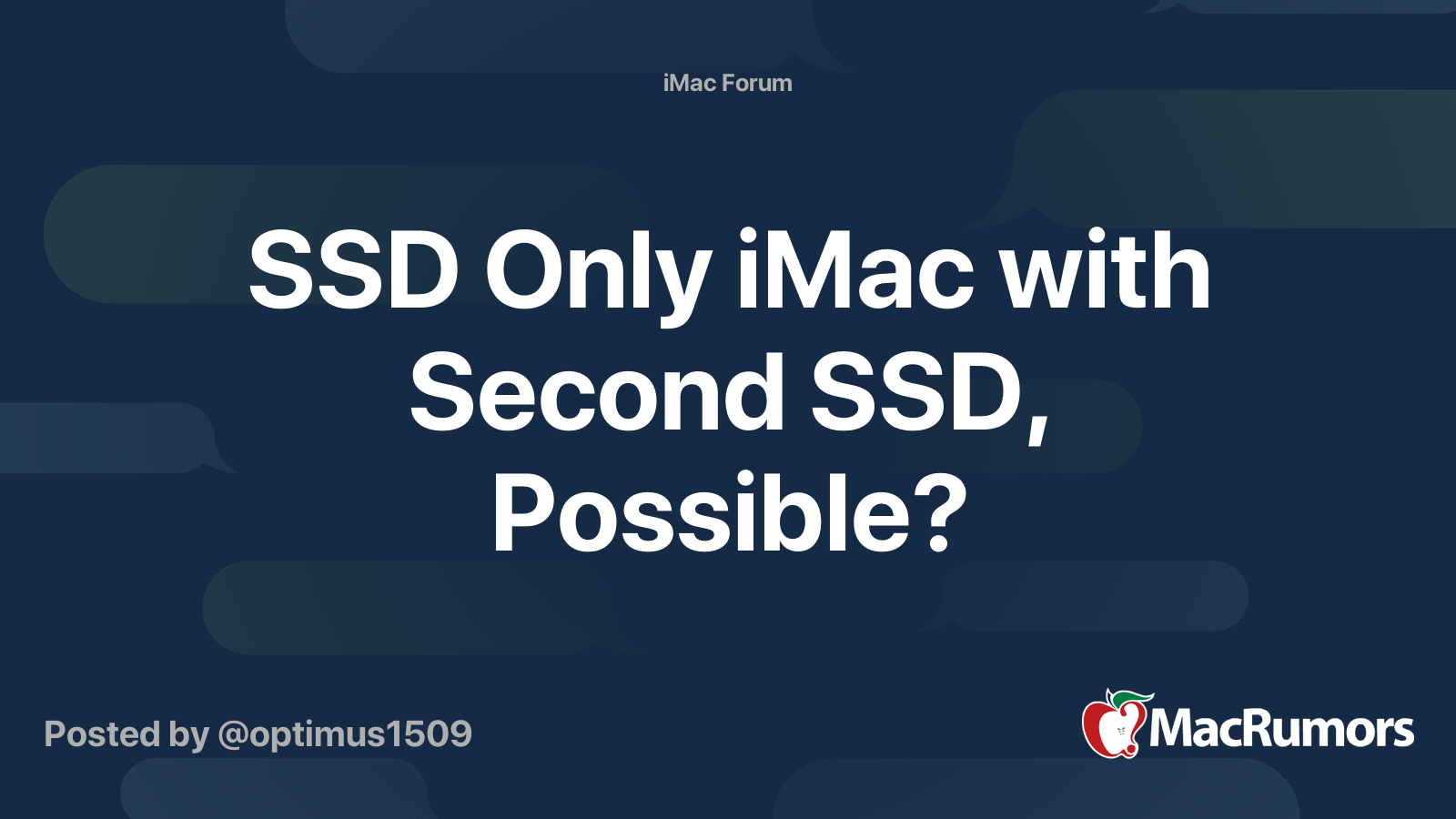 Сколько ssd можно установить в imac