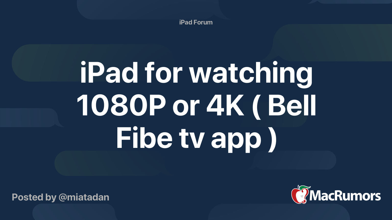 Bell tv app not working