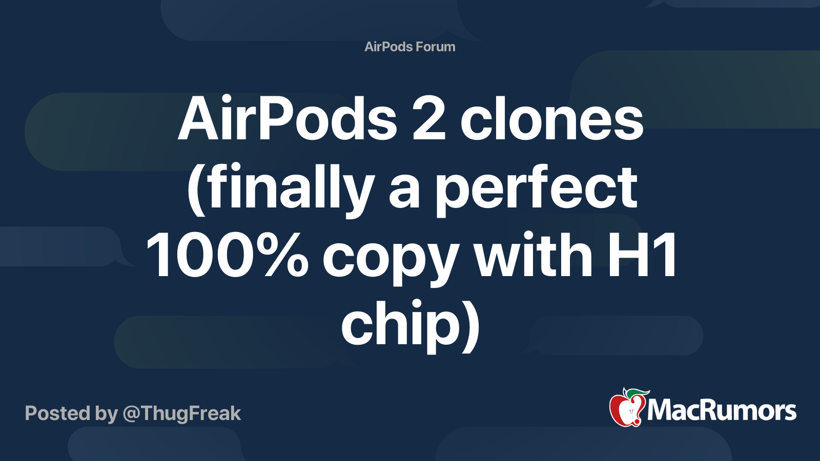 AirPods 2 clones finally a perfect 100 copy with H1 chip