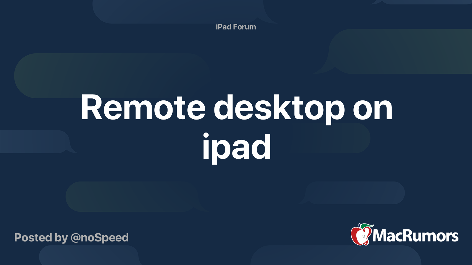 microsoft remote desktop ipad to mac