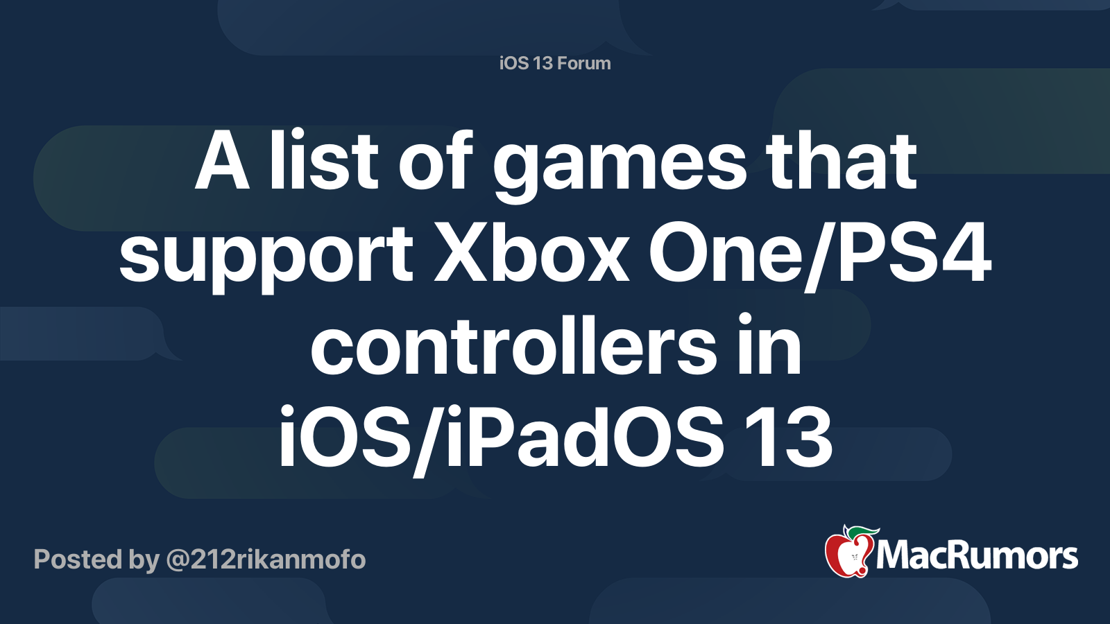 A list of games that support Xbox One/PS4 controllers in iOS/iPadOS 13