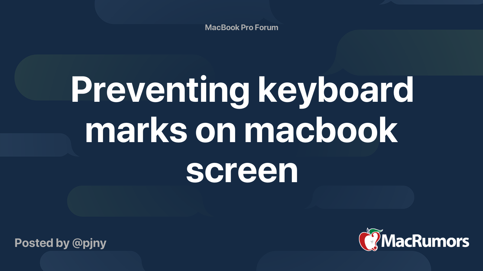 remove keyboard marks on macbook screen