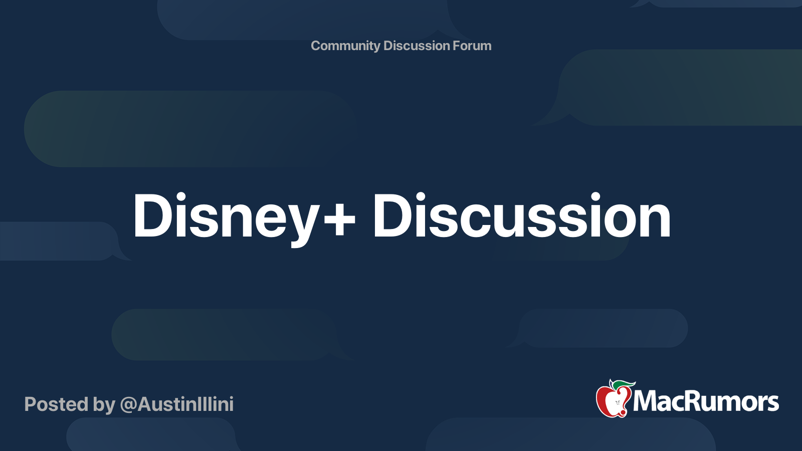 Disney+ Discussion | Page 2 | MacRumors Forums