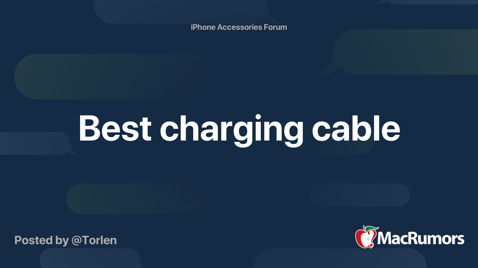 Best charging cable